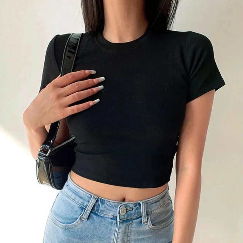 Short Sleeve T-Shirt Women Sol - Summer Zara ulasan dan harga