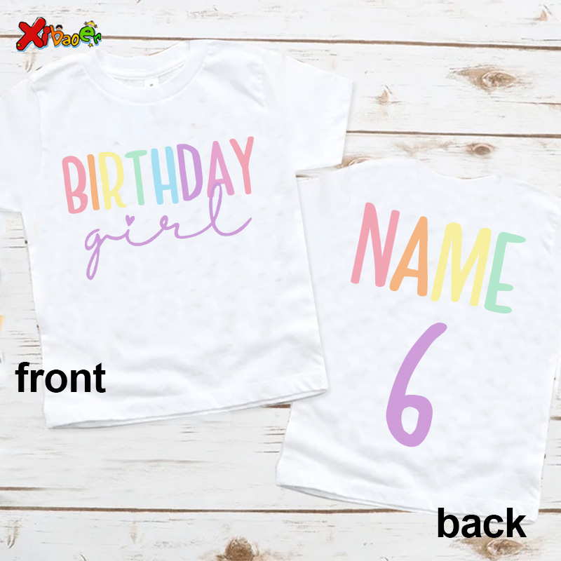 Birthday Girl T Shirt Party Ou - Summer Clothing Name ulasan dan harga