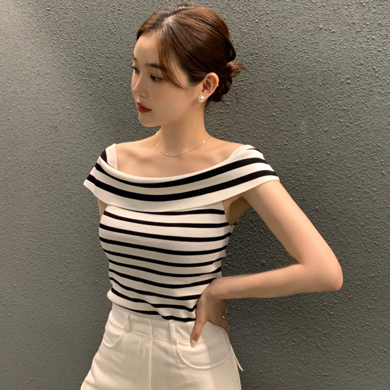 Summer Fashion Stripe Knitted  - Summer Zara ulasan dan harga